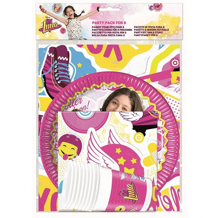 1 Pochette Vaisselle Soy Luna - Soy Luna Soldes