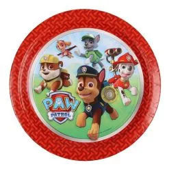 8 Assiettes Carton 23 Cm Pat' Patrouille - Paw Patrol Soldes