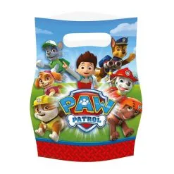 8 Sachets Cadeaux Plastique Pat' Patrouille - Paw Patrol Soldes