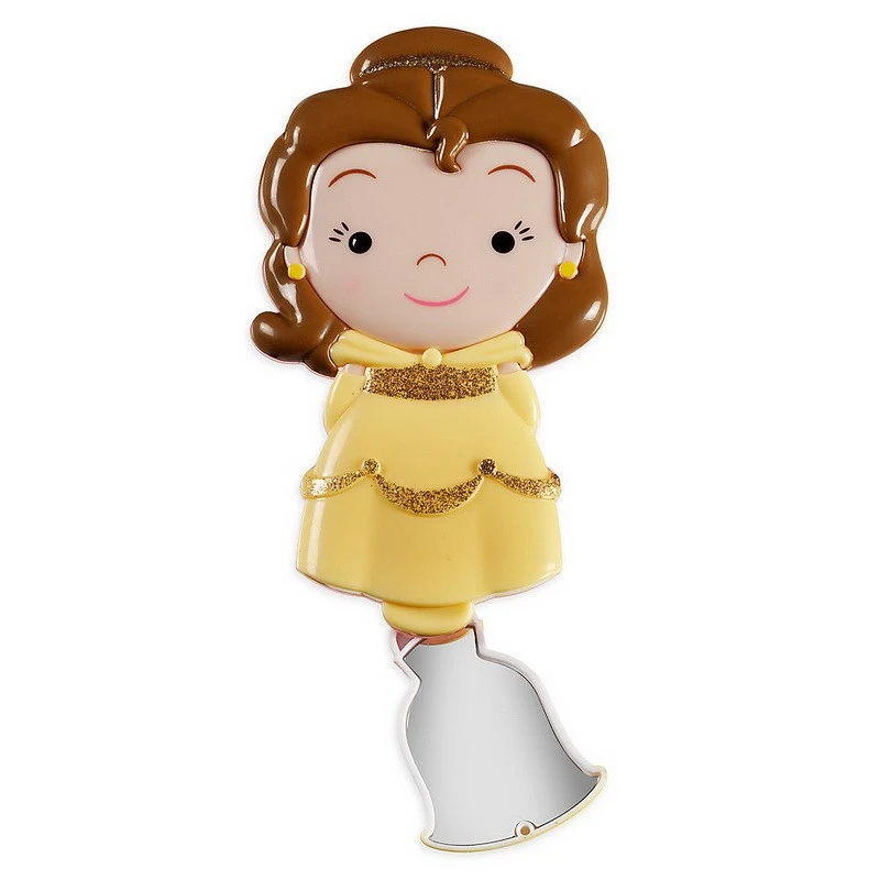 Brosse à Cheveux Belle Avec Miroir - La Belle Et La Bete Soldes