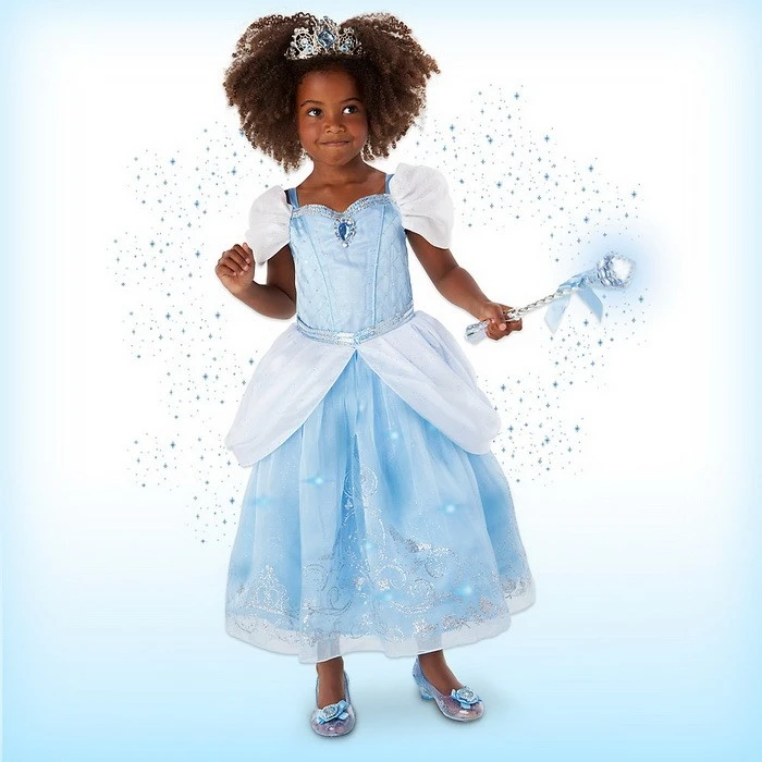Déguisement Lumineux Cendrillon De Luxe Avec Accessoires Pour Enfants - Cendrillon Soldes