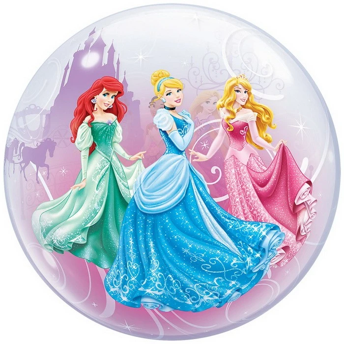 Disney Princess Bubble Balloon - La Belle Et La Bete Soldes
