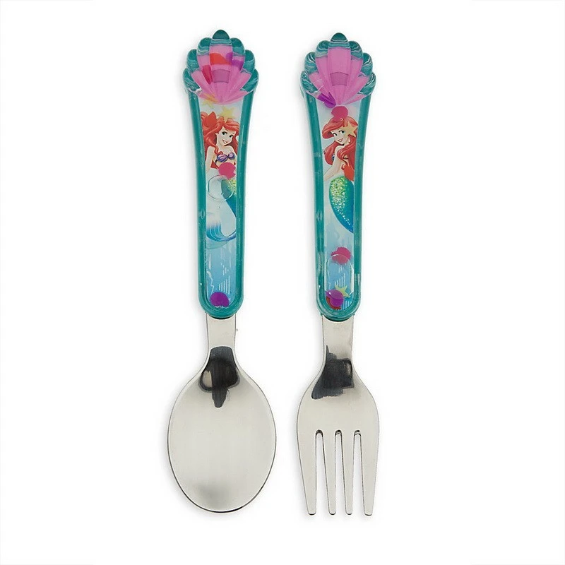 Ensemble De Couverts à Double Paroi Ariel - La Petite Sirene Soldes