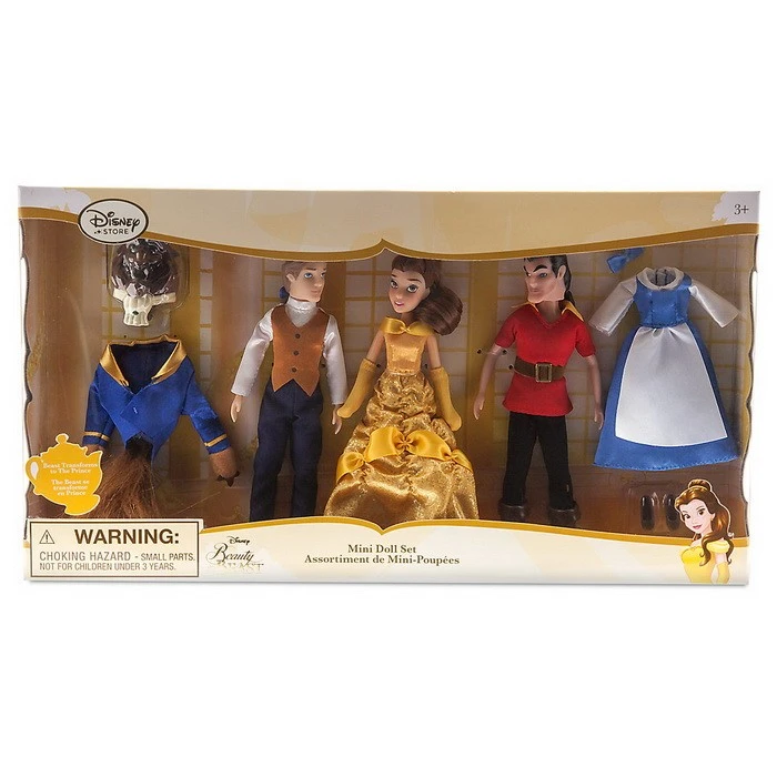 Ensemble De Mini Poupées La Belle Et La Bête - La Belle Et La Bete Soldes – Image 2