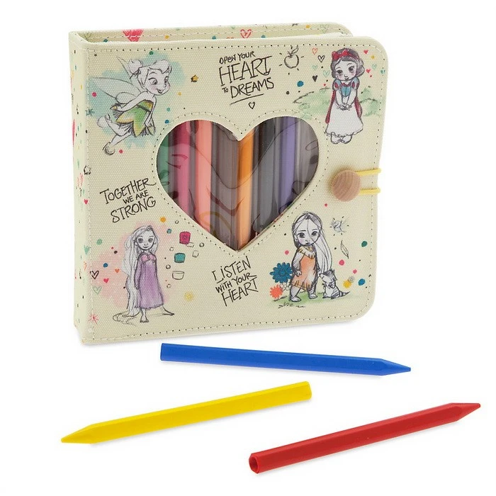 Ensemble Notes Et Craies De La Collection Disney Animators - Blanche Neige Et Les Sept Nains Soldes