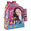 Grand Sac à Dos Adaptable Soy Luna + Trousse Rose Et Bleu - Soy Luna Soldes