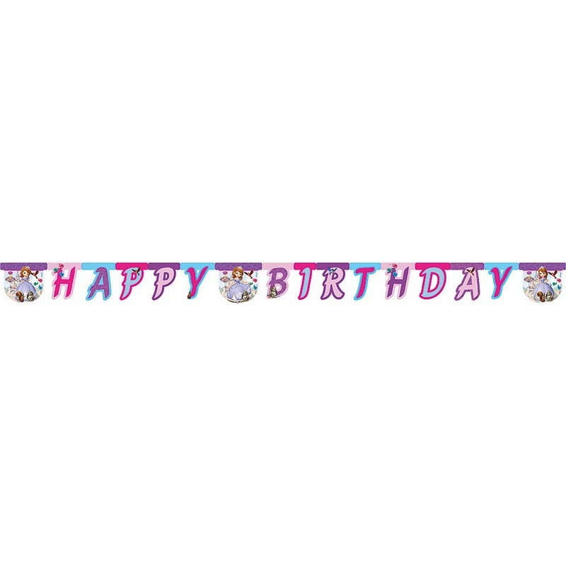 Guirlande D'Anniversaire Princesse Sofia - Princesse Sofia Soldes