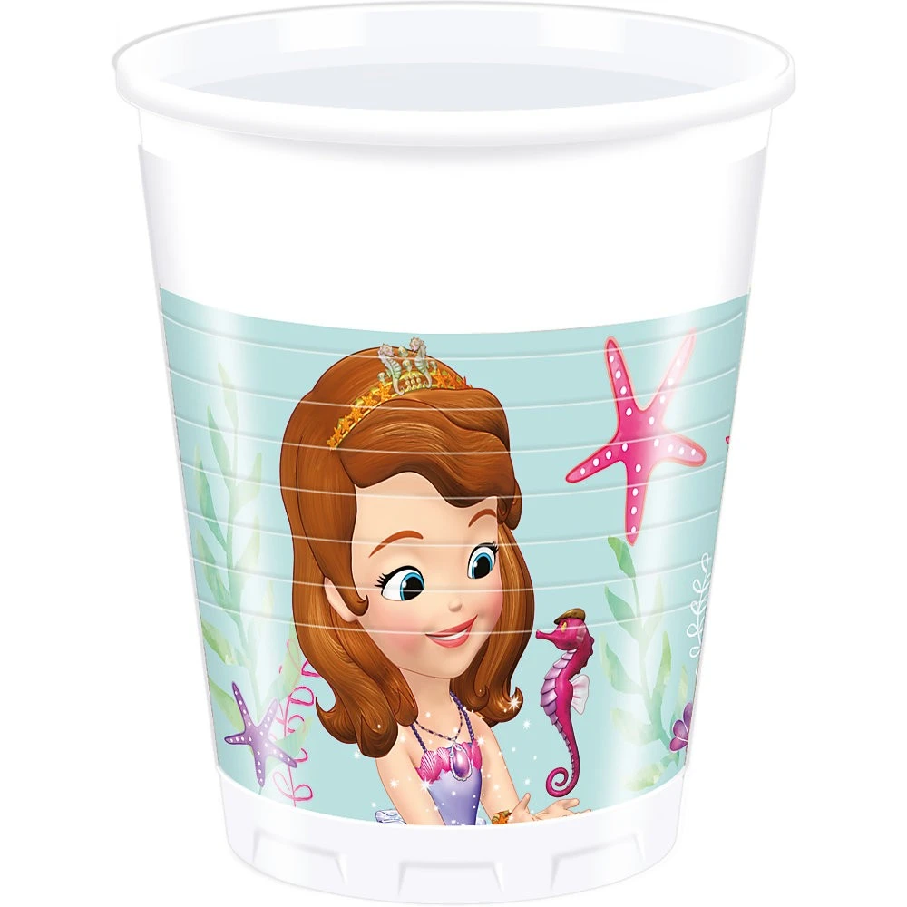 Lot De 8 Gobelets De Fête Princesse Sofia - Princesse Sofia Soldes