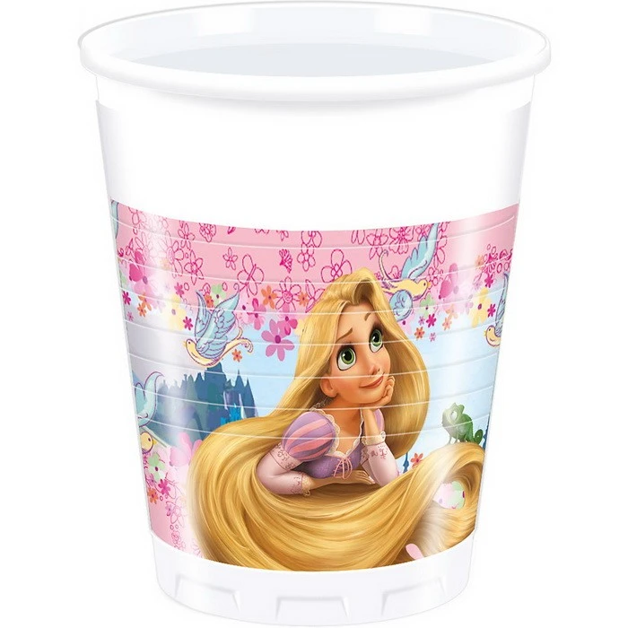 Lot De 8 Gobelets De Fête Raiponce - Raiponce Soldes