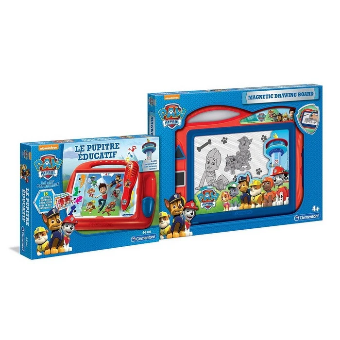 Lot Pat Patrouille Pupitre Éducatif + Ardoise Magique - Paw Patrol Soldes
