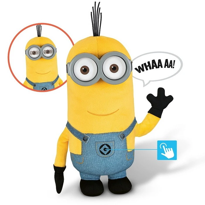 Moi Moche Et Méchant 3 Peluche Parlante Tim - Moi Moche Et Méchant Soldes