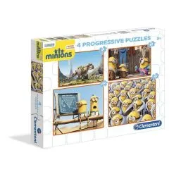 Moi Moche Et Méchant Coffret 4 Puzzles Les Minions - Moi Moche Et Méchant Soldes