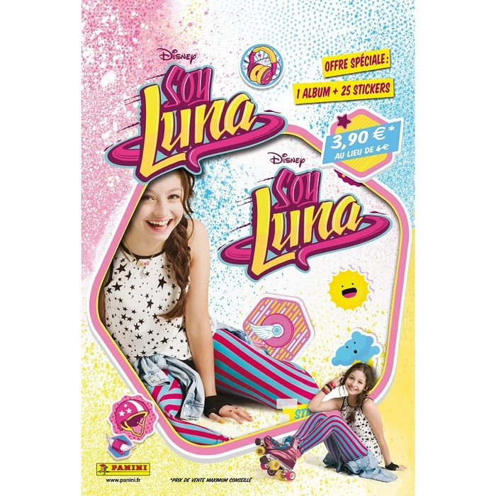Panini Soy Luna Starter Pack Album + 5 Pochettes - Soy Luna Soldes