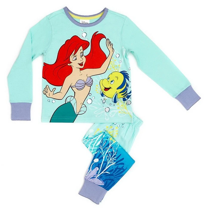 Pyjama Ariel Pour Enfants - La Petite Sirene Soldes