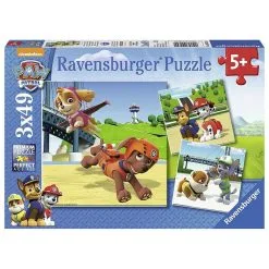 Ravensburger Lot De 3 Puzzles Pat Patrouille 49 Pièces - Paw Patrol Soldes