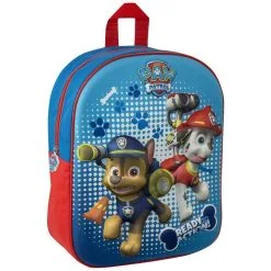 Sacà Dos Relief Pat Patrouille 35cm - Paw Patrol Soldes